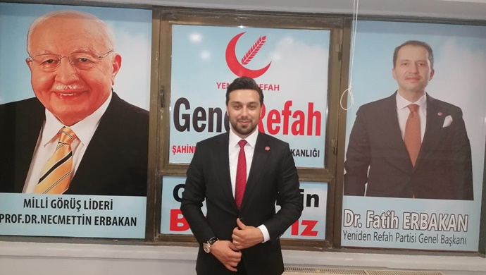 YENİDEN REFAH PARTİSİ ŞAHİNBEY İLÇE BAŞKANI SUAT BOZKURT` DAN  ÇANAKKALE ZAFERİ MESAJI